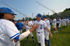 Baseball vs Babson  Wheaton College Baseball players celebrate their victory over Babson to win the NEWMAC Championship for the third year in a row. - (Photo by Keith Nordstrom) : Wheaton, baseball, NEWMAC